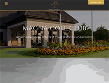 Tablet Screenshot of magnagolf.com